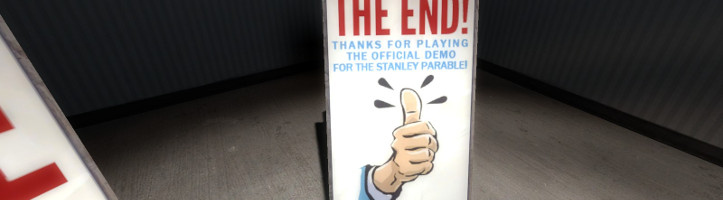 The Stanley Parable Demo screenshot.